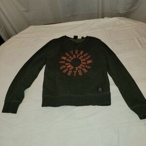 Scotch & Soda Dark Green Crewneck Sweater Size Small